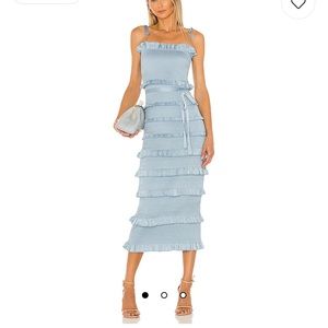 V. Chapman Lily Dress in Cashmere Blue Size 00